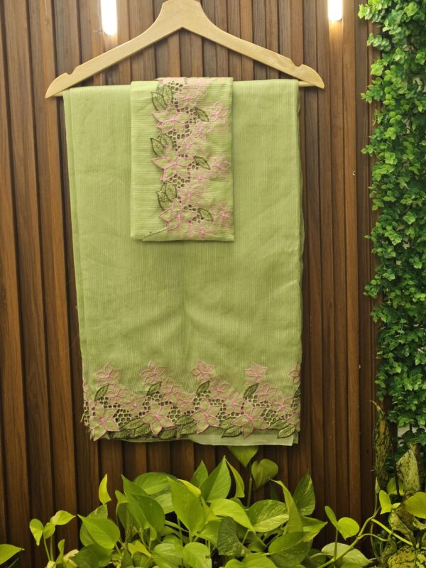 20241023_220435 Noel Kota Saree With Full Border Cutwork-Design1 ( Preorder)