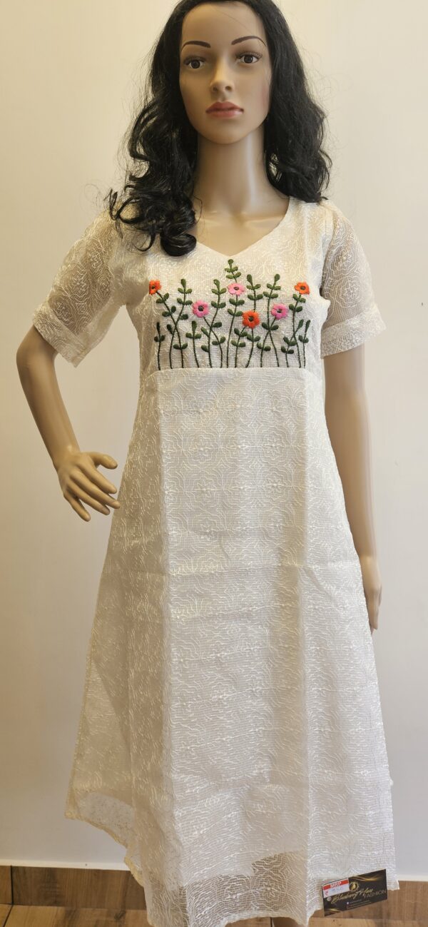 Shika - Kota kurti with phulkari work and embroidery
