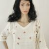 Suri - Munga Kota Kurti with embroidery and cutwork inspired pattern