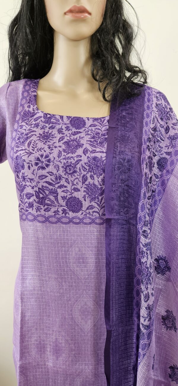 Floral design printed three piece set (stitched)