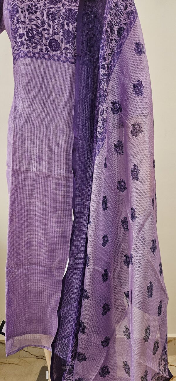 Floral design printed three piece set (stitched)