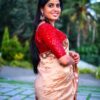 preorder: Blended Tussar saree with cross stitch and cutwork ( Available in 8 colors)