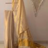 Defective clearance Swarna Mul cotton tissue saree