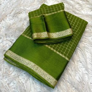 2026/05/1001031289.jpg green checks viscous georgette saree
