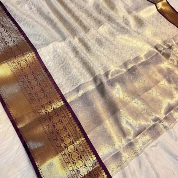 lanya- Banarasi tissue silk saree