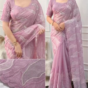 2026/09/1001734049-scaled.jpg Sukha 003- chandi silk Organza Saree with Embroidery