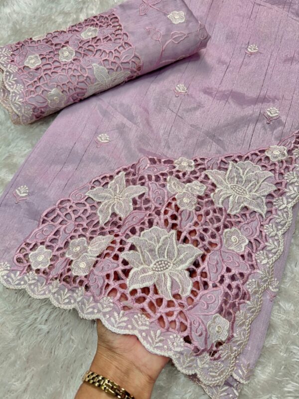 2026/10/1000791300-scaled.jpg Queen 003 - Blended tussar with corner cutwork and embroidery