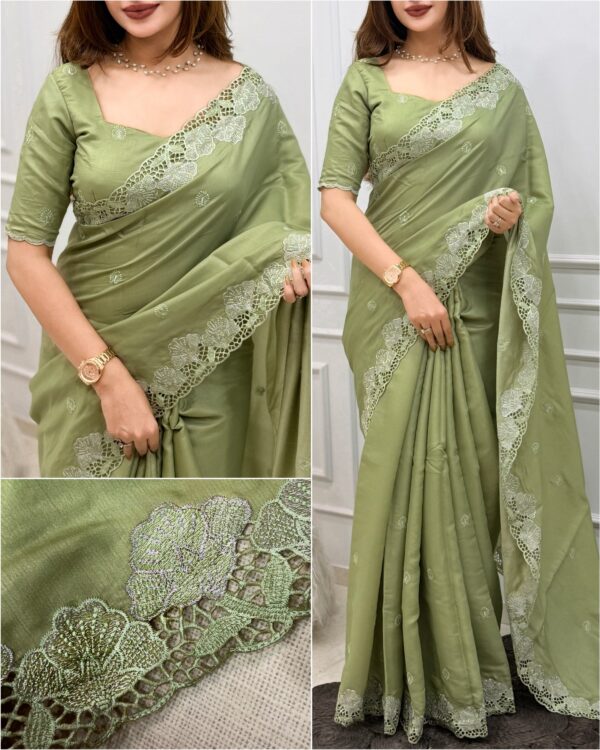 2026/10/1001782818-scaled.jpg Rani 002- korean tussar with Embroidery and cutwork
