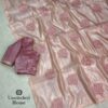 Flora 004- Applique floral rangoli silk saree
