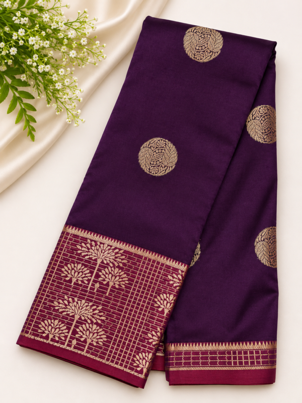 gouri - 004 semi silk brocade saree